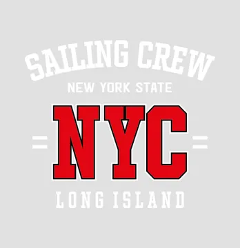 Термоналіпка "NYC sailing crew" 19*17 см