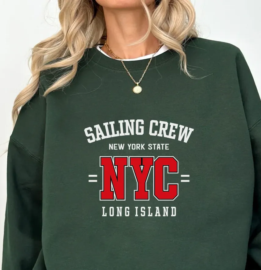 Термоналіпка "NYC sailing crew" 19*17 см-1
