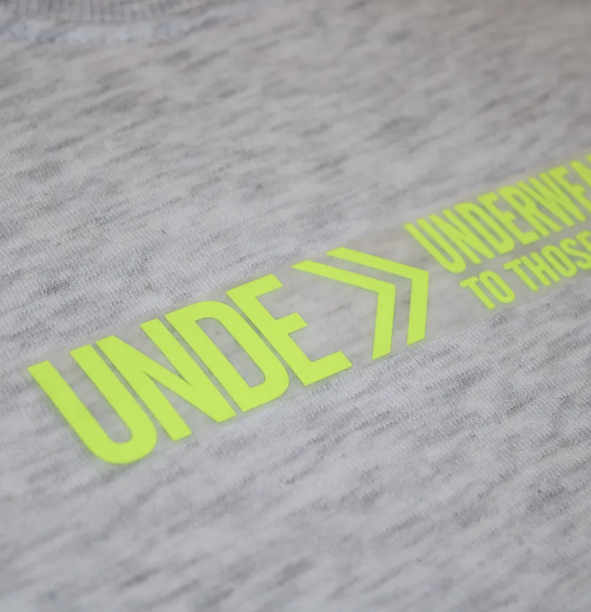 Термоаплікація з плівки "Underwear Fashion" 17*2,6 см лимонного кольору-1