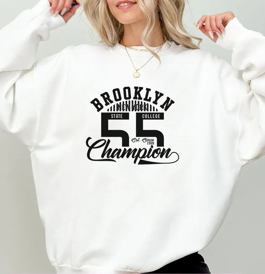 Термоналіпка "Brooklyn champion" 19*16 см чорного кольору-1