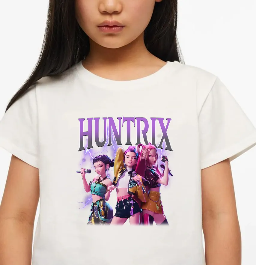 Термонаклейка "Huntrix" с микрофонами 19*21,5 см-1