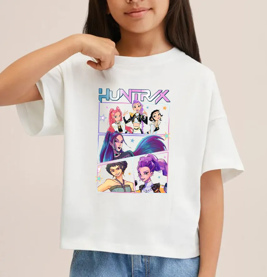 Термонаклейка "Huntrix" большой постер 19*26 см-1