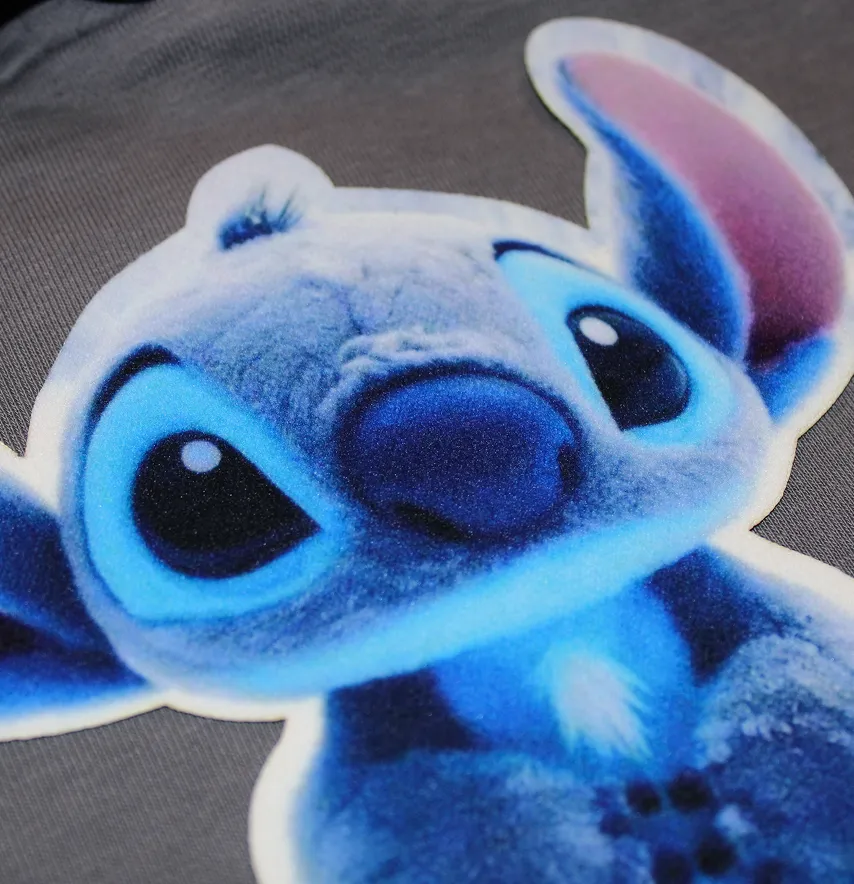 Нашивка тканевая фигурная "Stitch" 19*19 см из кашемира-1