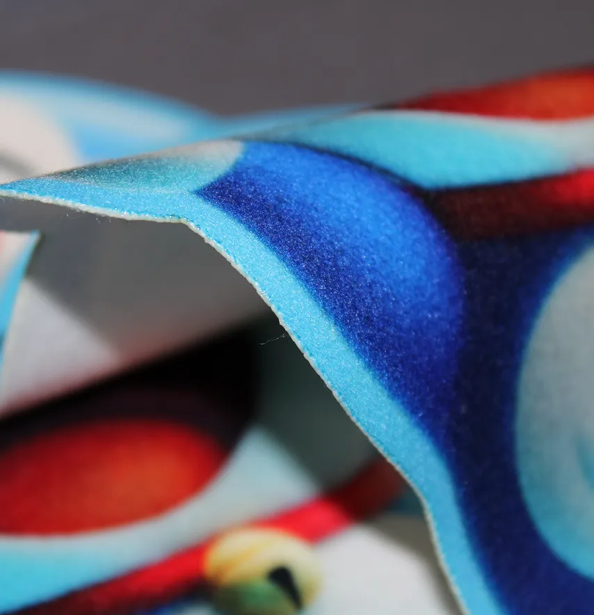 Нашивка тканевая фигурная "Голубой котик" 13,2*19 см из кашемира-3