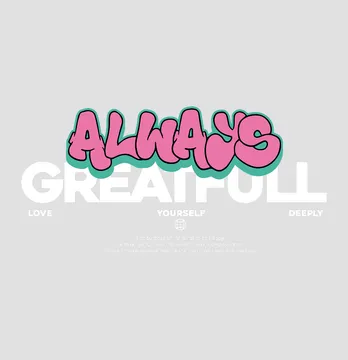 Термоналіпка "Always greatful" 28*14 см