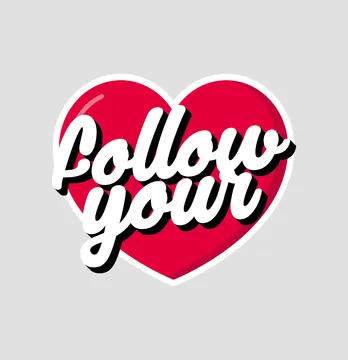 Термоналіпка "Follow your" 19*16 см