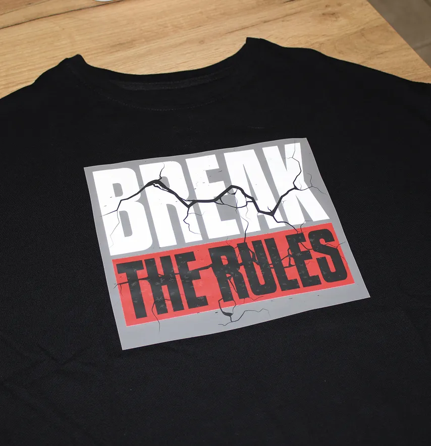 Термоналіпка "Break the rules" 23.5*19 см-2