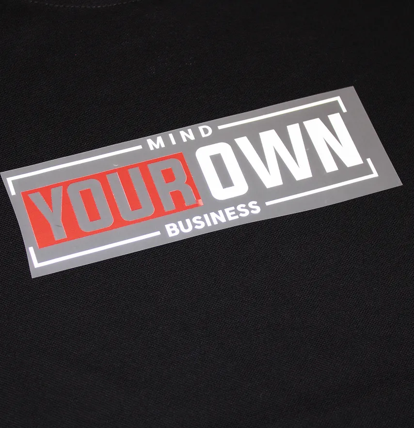 Термонаклейка "Your own" 19*6 см -2