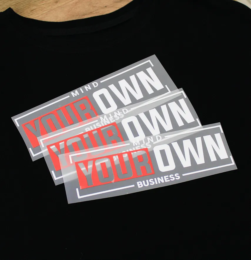 Термонаклейка "Your own" 19*6 см -3