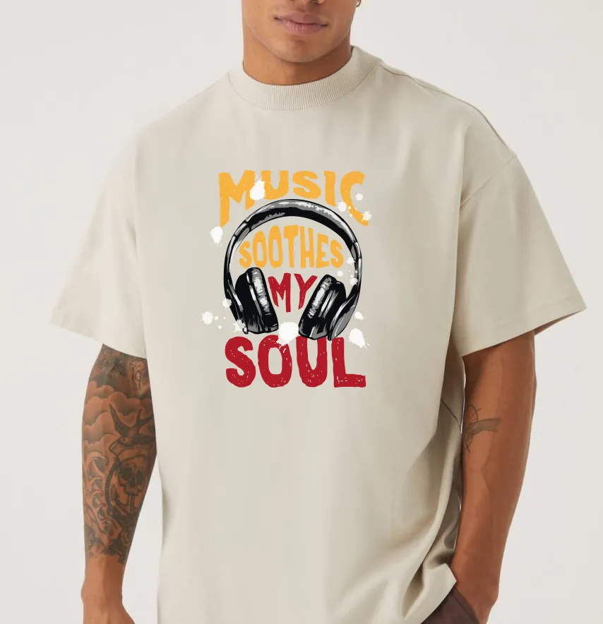 Термонаклейка "Music soul" 19*25,3 см -1