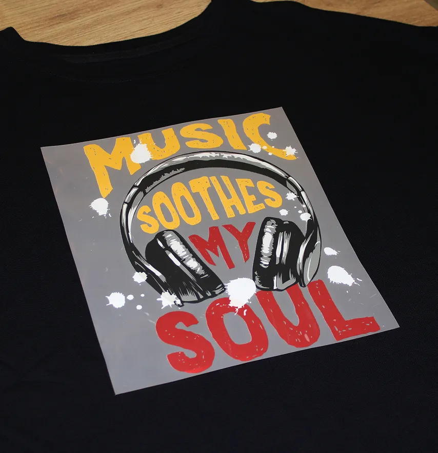 Термонаклейка "Music soul" 19*25,3 см -2