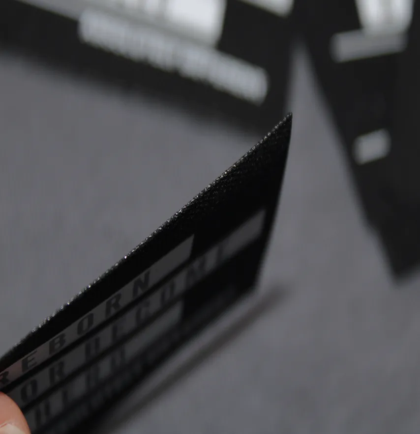 Нашивка "Reborn" 70*50 мм чорного кольору-3