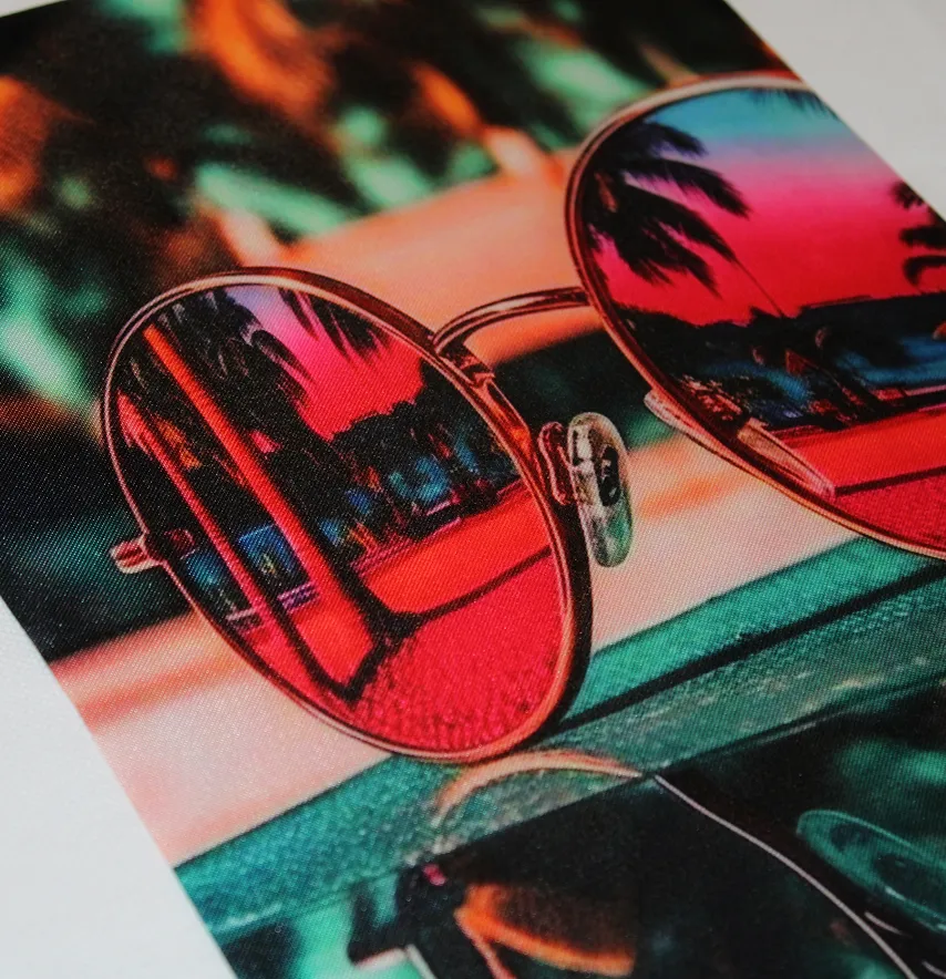 Нашивка тканева "Окуляри" пляж 19*26 см-2