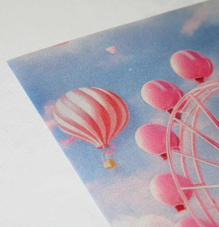 Нашивка тканева "Колесо огляду" рожевого кольору 19*27 см-1