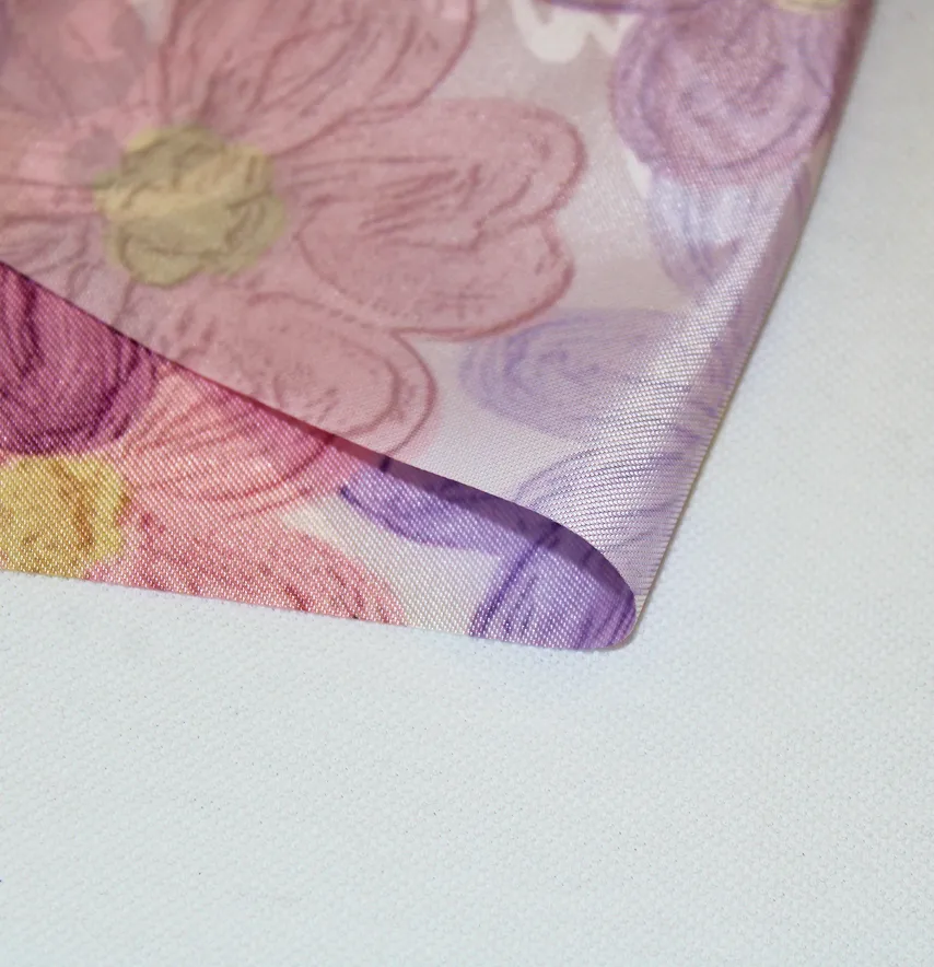 Нашивка тканева з декором "Baby girl" квіти 21*11,5 см-3