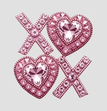 Термоналіпка "ХоХо" з камінцями 19*20,5 см