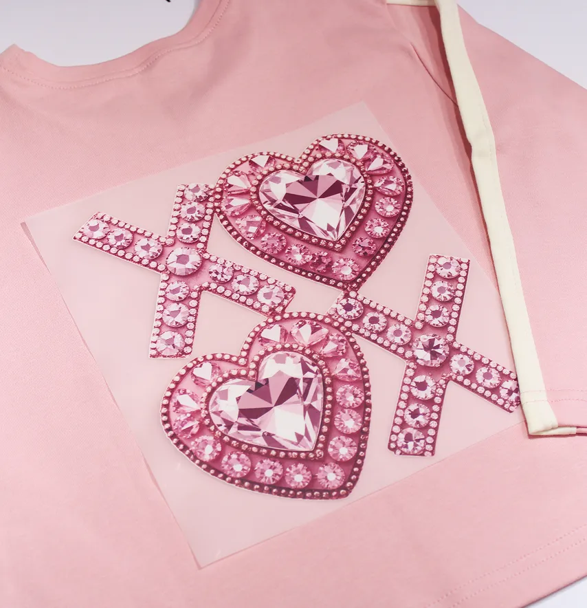 Термоналіпка "ХоХо" з камінцями 19*20,5 см-2