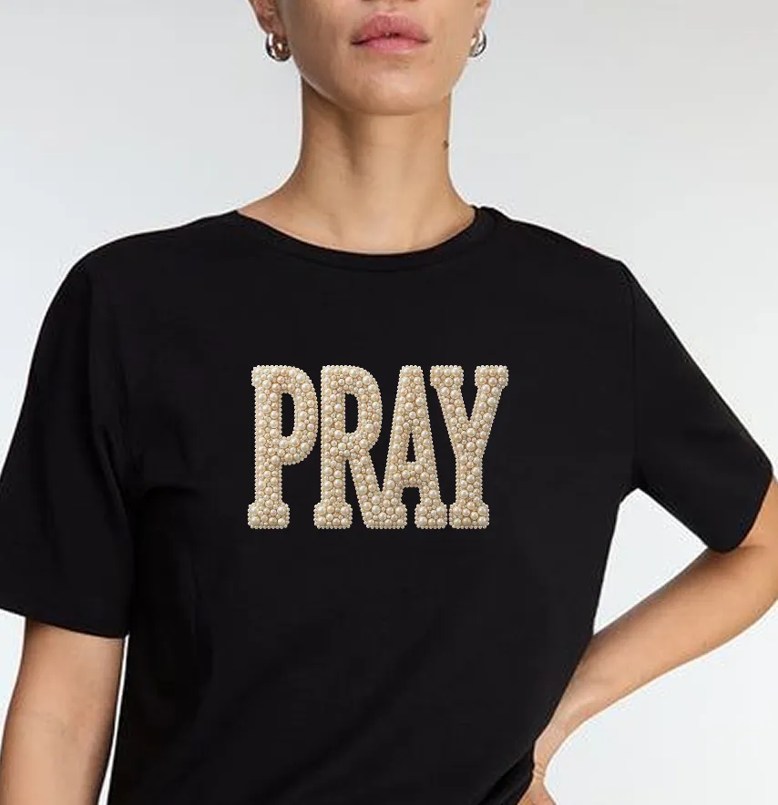 Термоналіпка "Pray" з перлинок 22*14 см-1