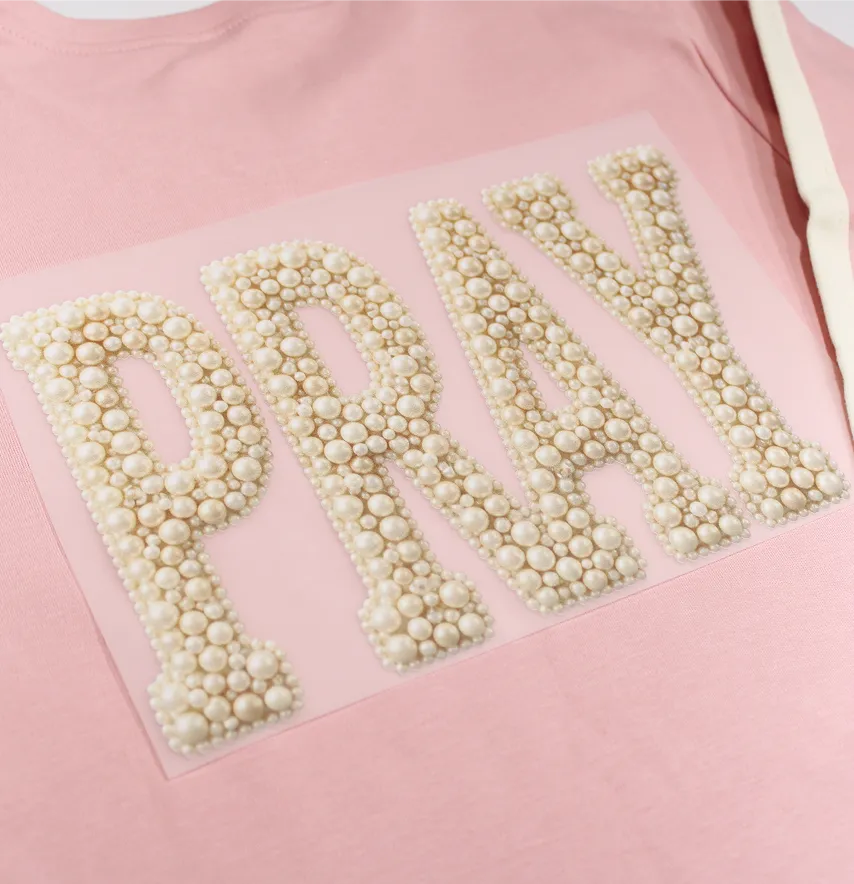 Термоналіпка "Pray" з перлинок 22*14 см-3