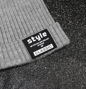 Нашивка "Style classic" 50*40 мм чорного кольору