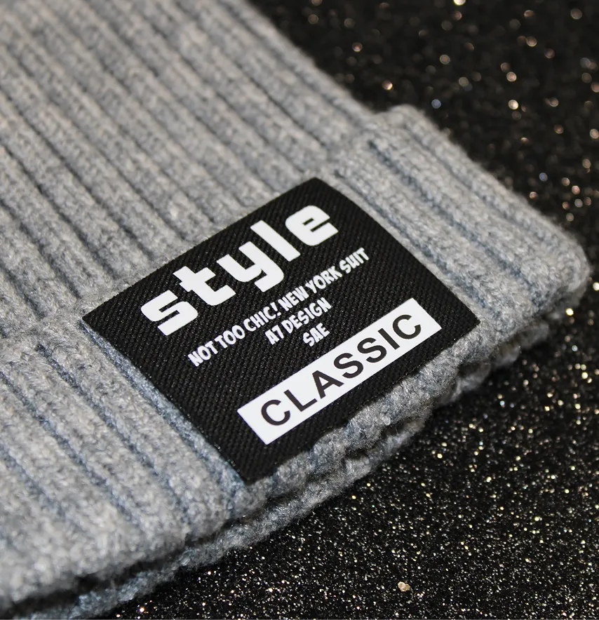 Нашивка "Style classic" 50*40 мм чорного кольору-1