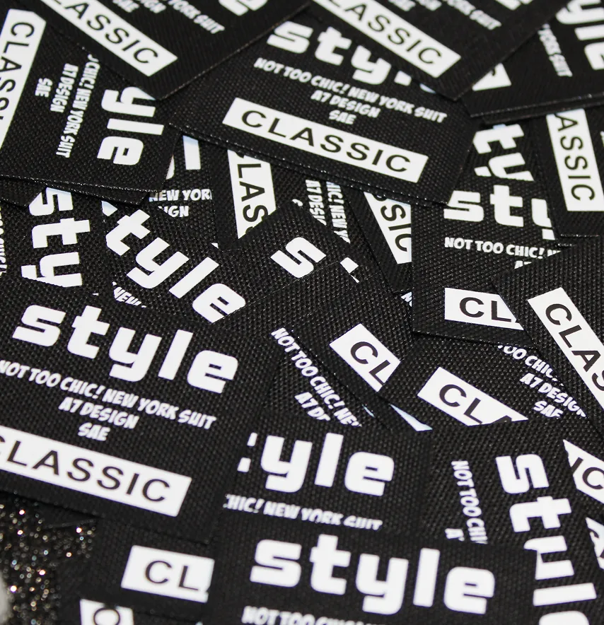 Нашивка "Style classic" 50*40 мм чорного кольору-3