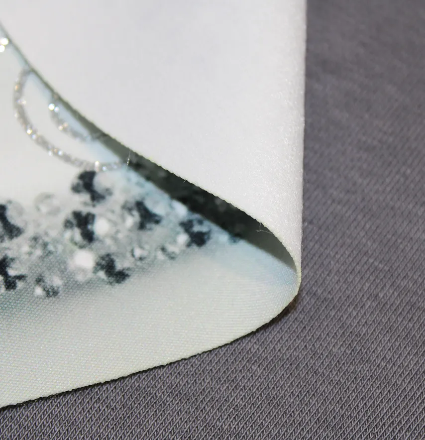 Нашивка тканева з декором "You" срібне серце з глітером 21,5*24 см-3