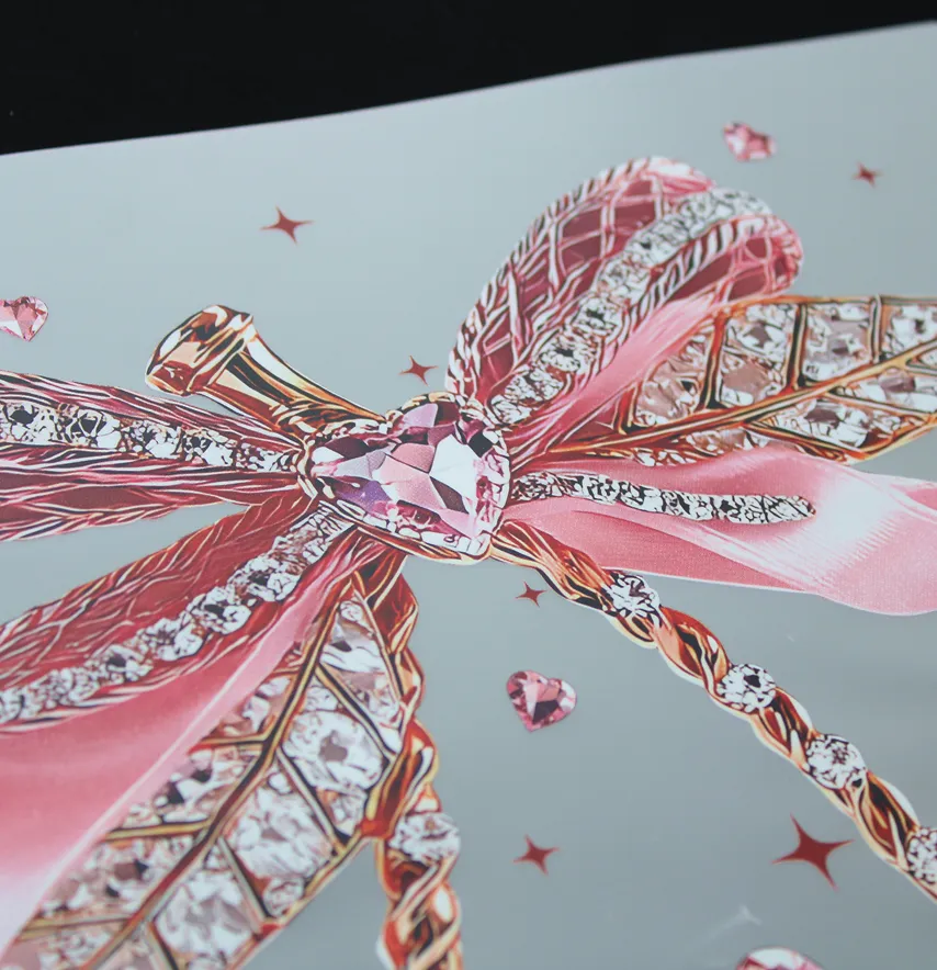 Термоналіпка "Вишеньки-серця" з діамантами 27,6*28 см-3