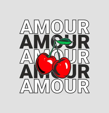 Термоналіпка "Amour" вишеньки 19*20 см