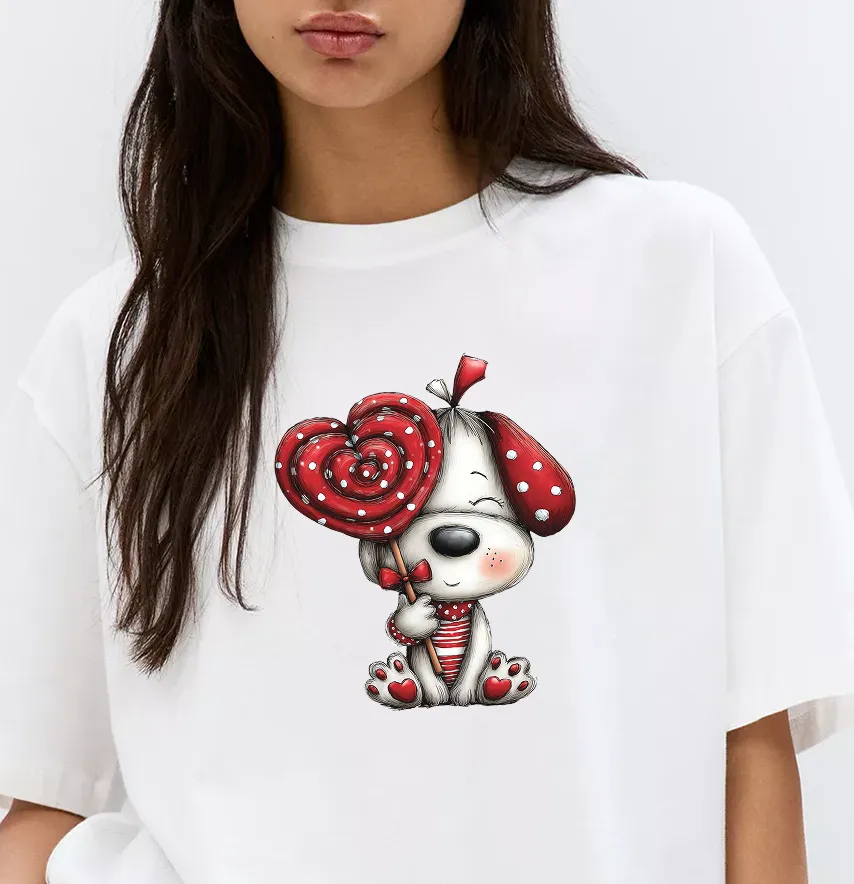 Термоналіпка "Песик" з серцем 16*19 см-1