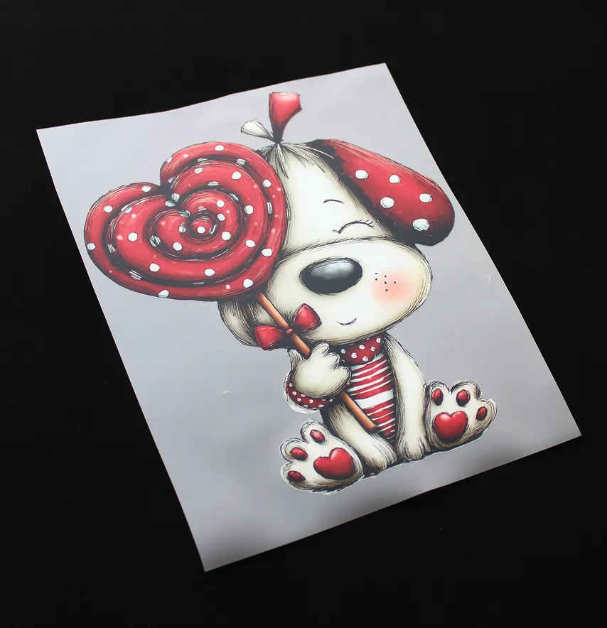 Термоналіпка "Песик" з серцем 16*19 см-2