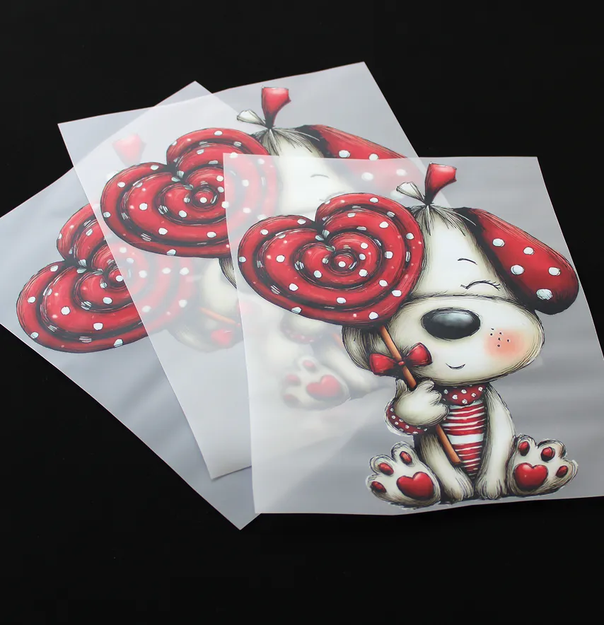 Термоналіпка "Песик" з серцем 16*19 см-3