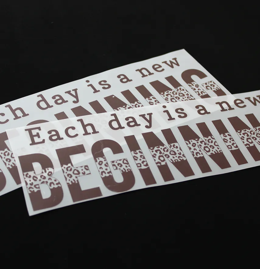 Термоналіпка "Beginning" 21*7 см коричневого кольору-3