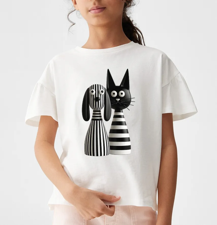 Термоналіпка "Котик та песик" фігурки 11,6*19 см-1