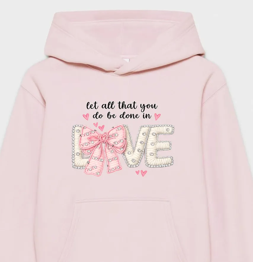 Термоналіпка "Love" з бантиком 19*14 см-1