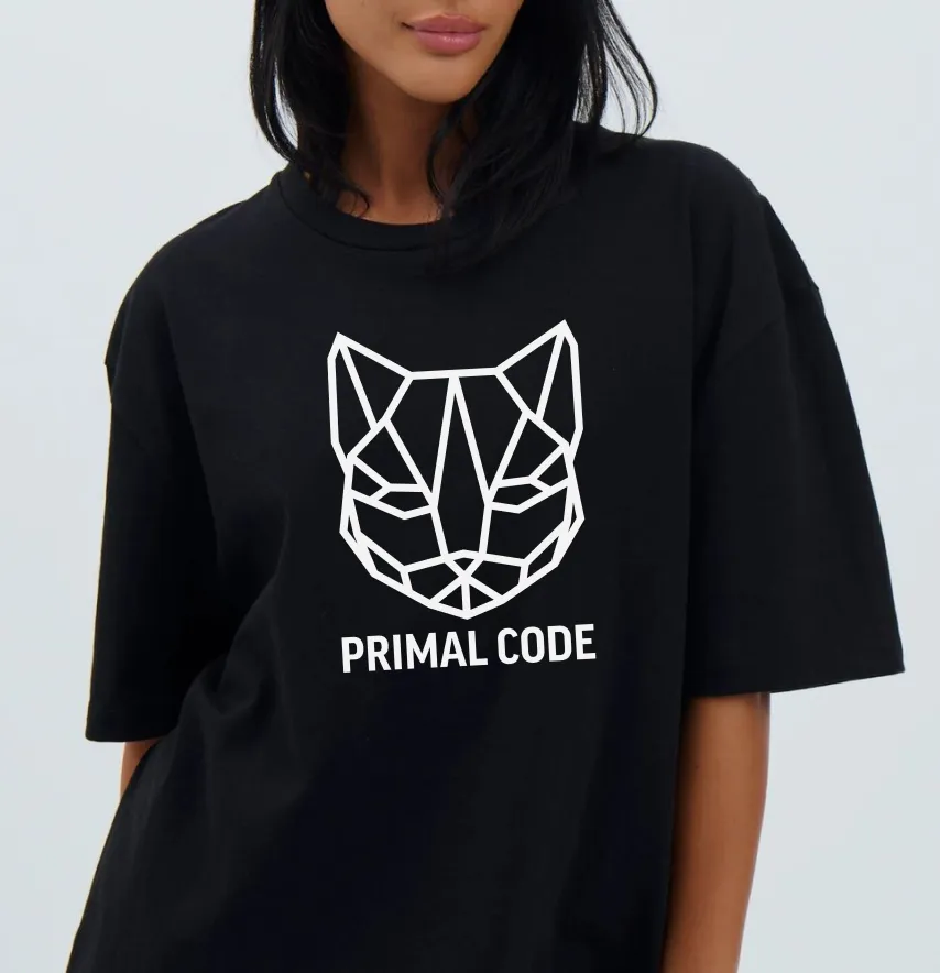 Термоналіпка "Primal code" пума геометрія 19*25,5 см білого кольору-1