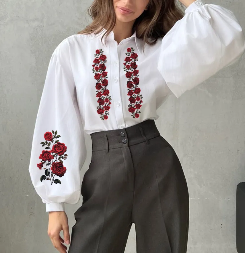 Термоналіпка "Квіти червоні" 33*26,5 см (комплект 4 шт)-1