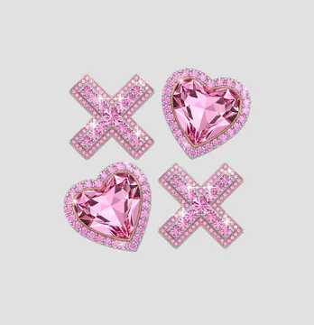 Термоналіпка "XoXo" з камінців 18,5*18,5 см