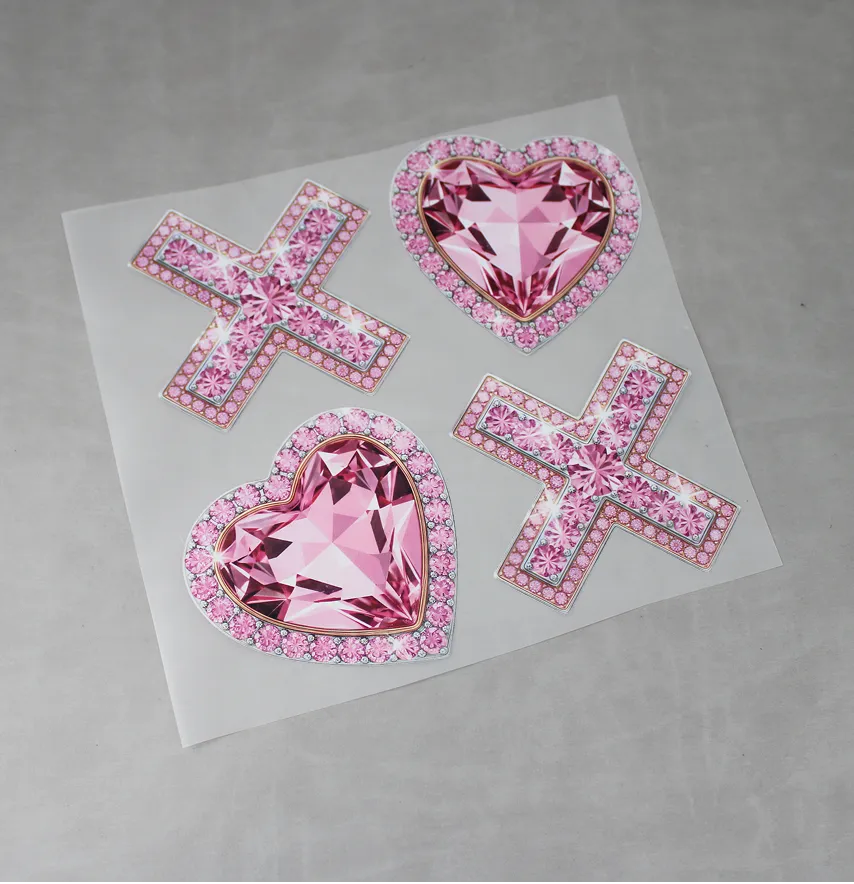 Термоналіпка "XoXo" з камінців 18,5*18,5 см-2