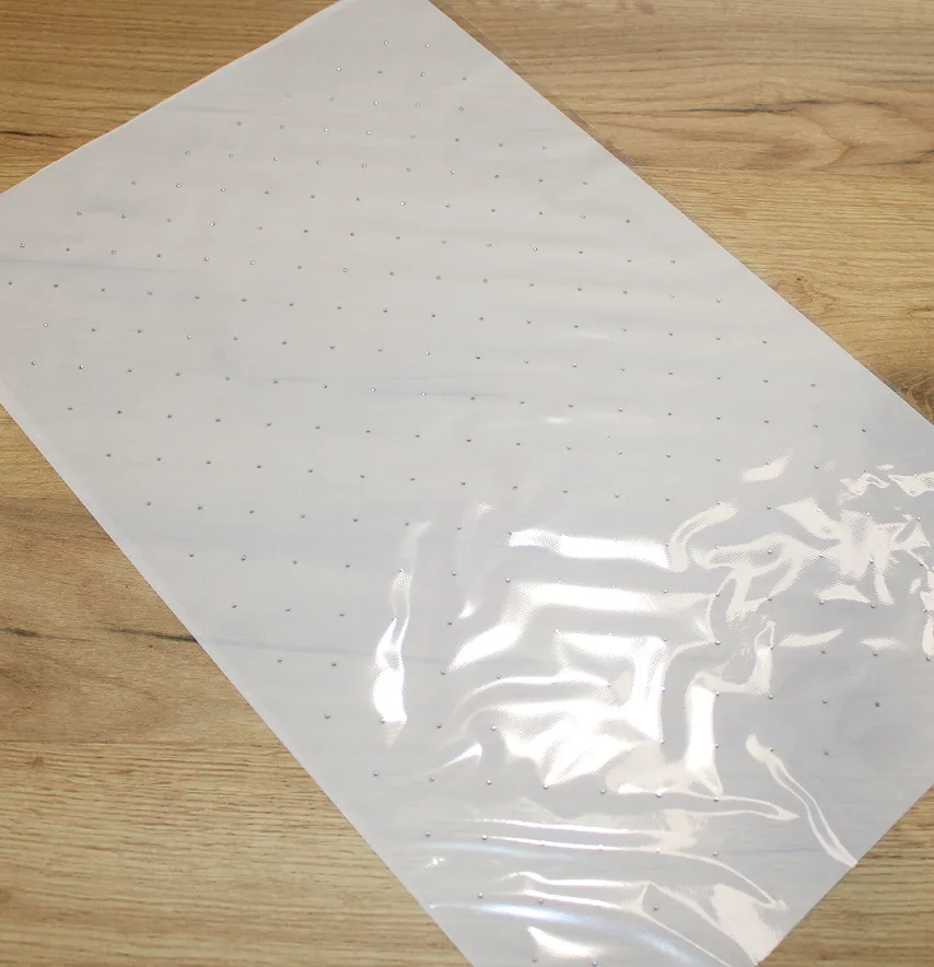 Аплікація зі страз "Розсип" срібло металік 27,5*43,5 см-3