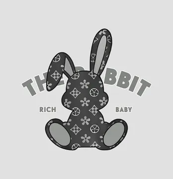 Термоналіпка "The rabbit" rich baby 20*19 см