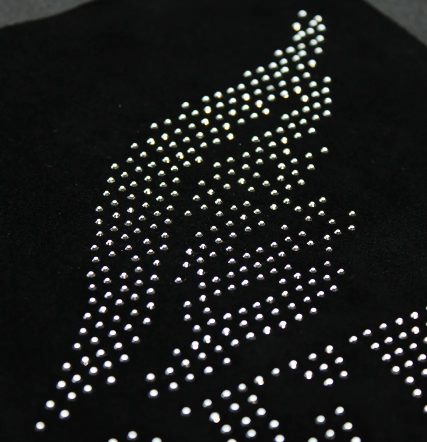 Аплікація зі страз "Angel" ss6 crystal 36*18 см-4