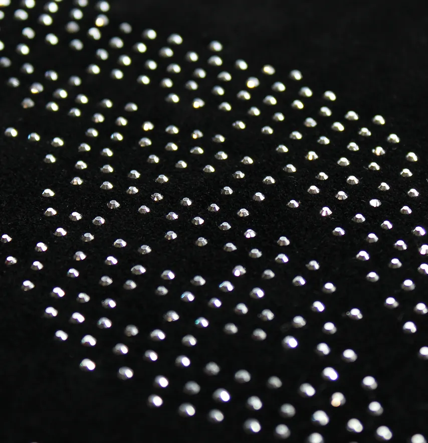 Аплікація зі страз "Angel" ss6 crystal 36*18 см-5