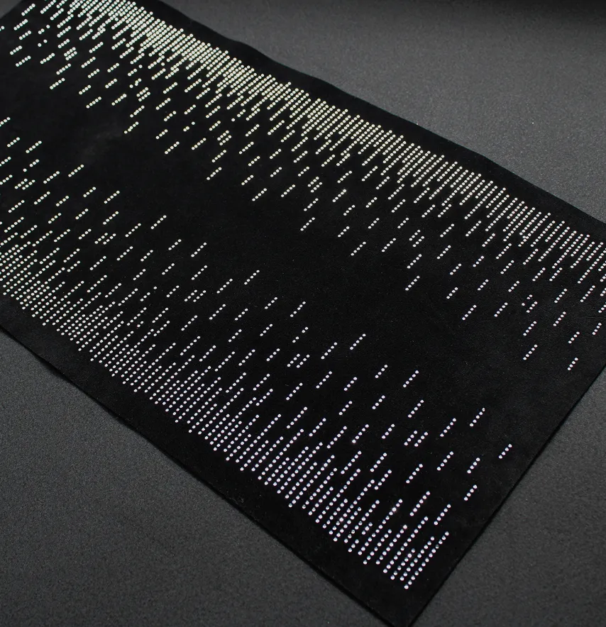 Аплікація зі страз "Дощ краплі" ss6 crystal 58*28,5 см-1