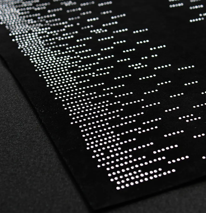 Аплікація зі страз "Дощ краплі" ss6 crystal 58*28,5 см-4