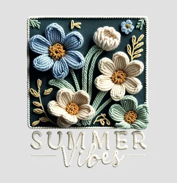 Термоналіпка "Квіти" summer vibes 19*23 см