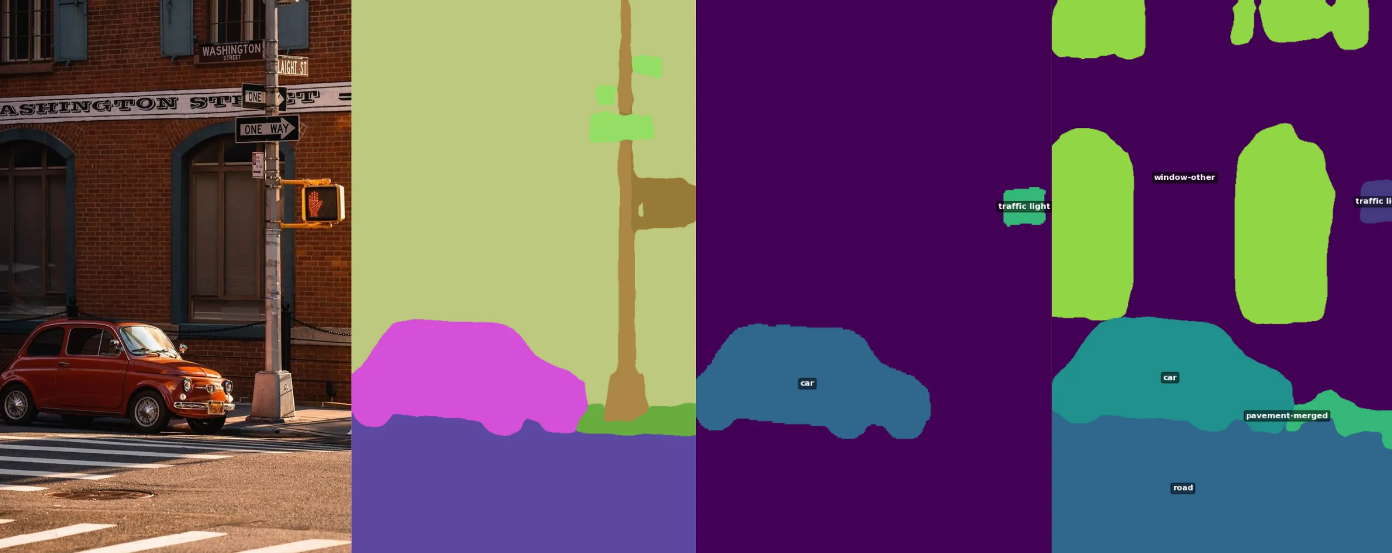 Segmentations using Mask2Former