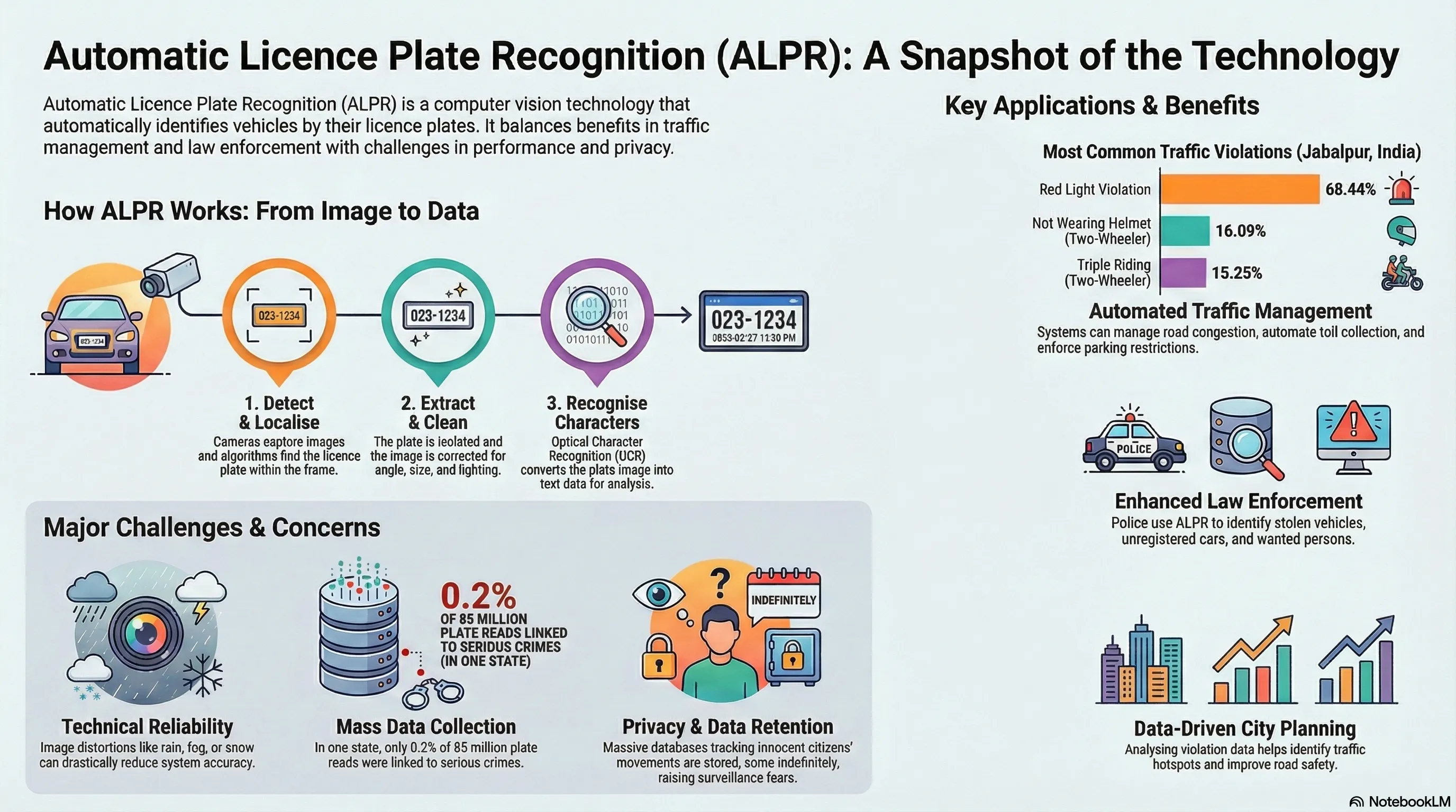 License plate recognition workflow
