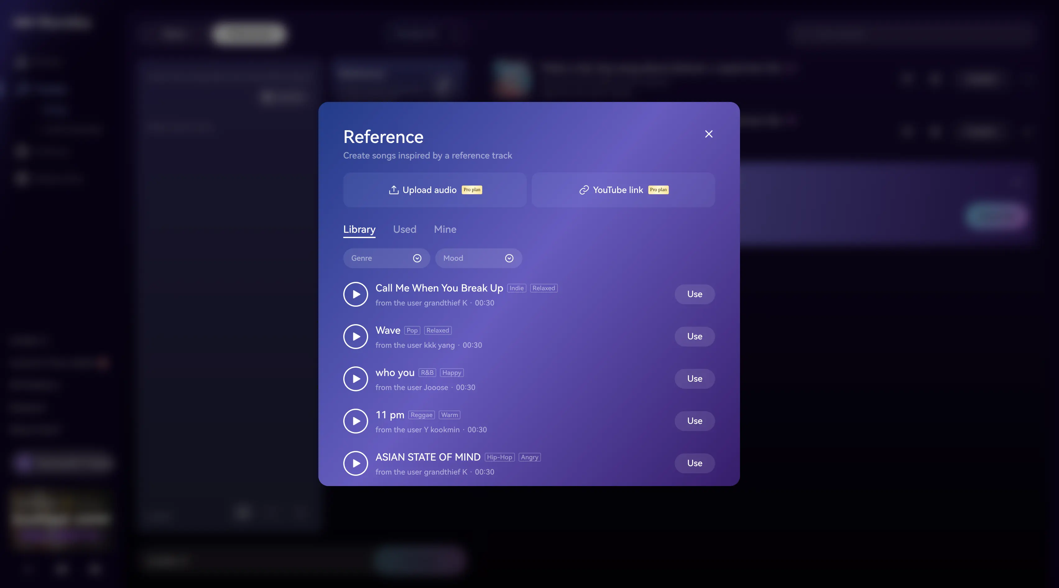 Music Reference