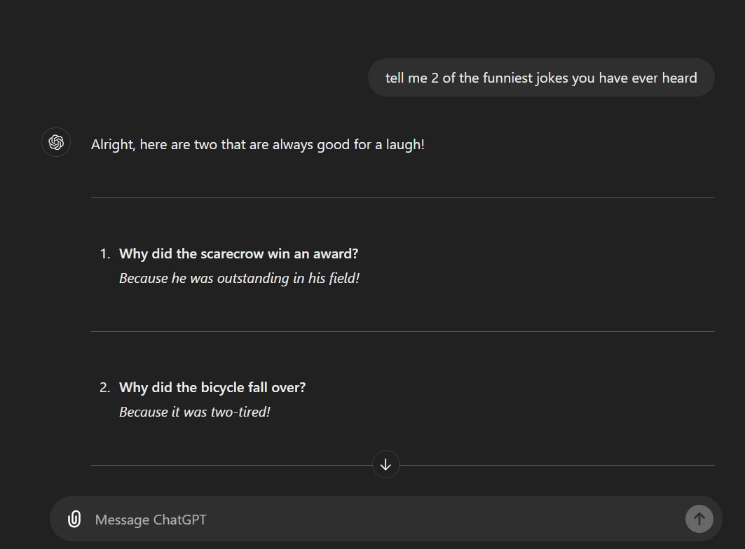 Jokes by ChatGPT